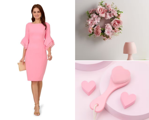 Everything is pink, for girly girl inside you cover photo collage