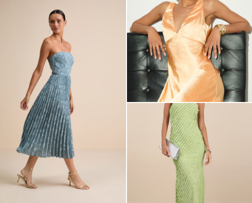 The Best Summer Wedding Guest Dresses cover photo collage