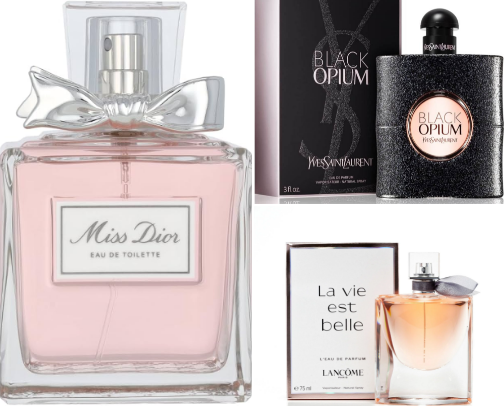 Parfumes for every lady that wants to smell good cover photo collage