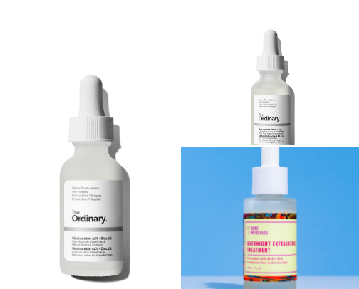 skincare essentials (oily skin) cover photo collage