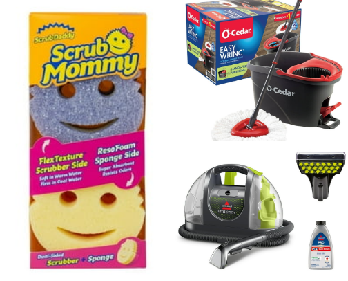Must-Have Home Cleaning Tools (Walmart Edition) cover photo collage