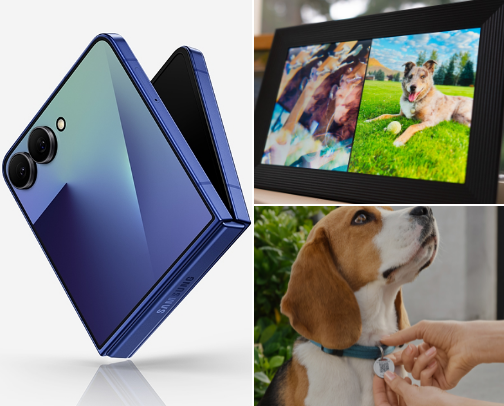 Tech & gadgets cover photo collage