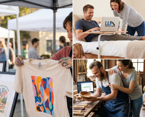 Build Your Home Business cover photo collage