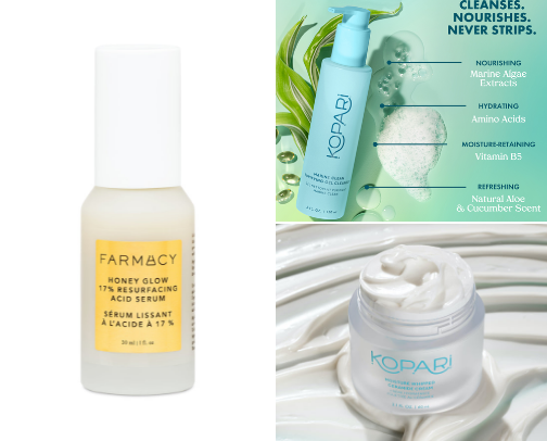 The only skincare products that play nice with my 35-year-old sensitive skin and makeup 🤌 cover photo collage