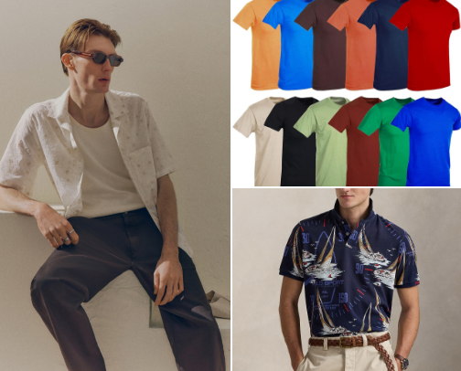 Men's Wear cover photo collage