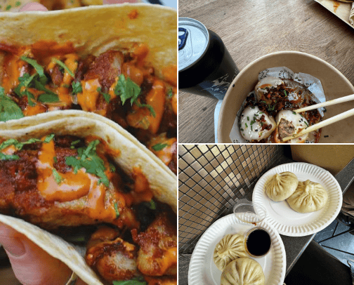 feeling hungry , let's go on a food adventure 🍴 cover photo collage