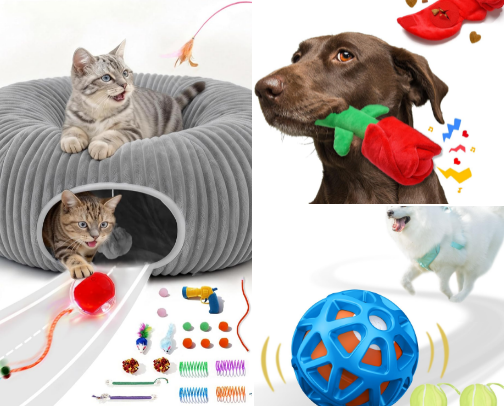 Smart Pet's Toys cover photo collage
