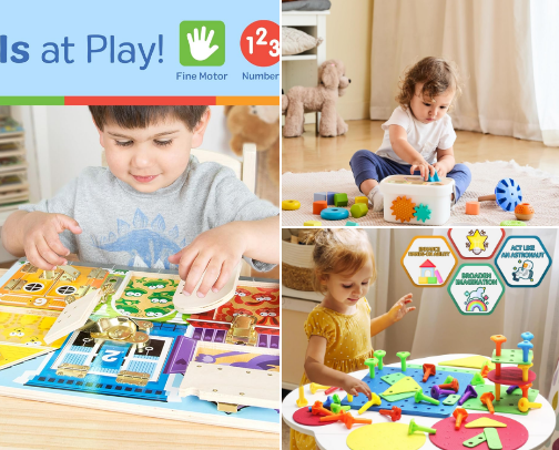 Toys That Keep Toddlers Busy Longer Than 5 Minutes cover photo collage