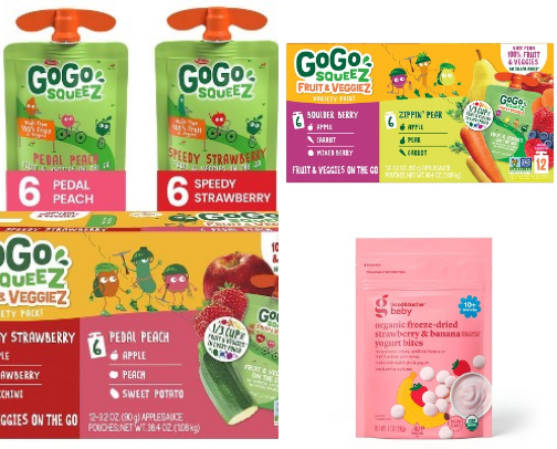 Snack favorites toddler approved cover photo collage