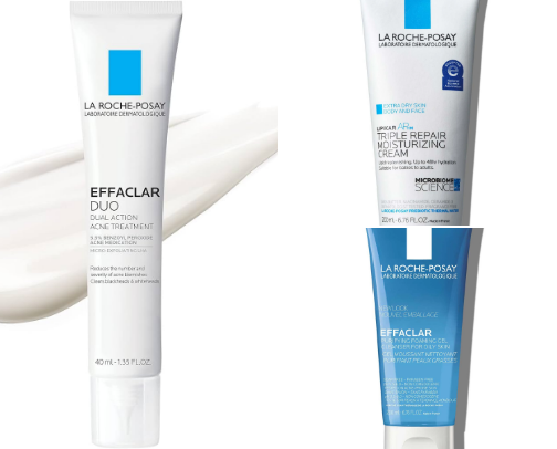 My go to skincare products cover photo collage