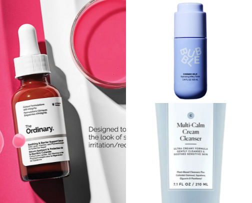 Skincare cover photo collage