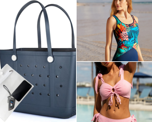 Beach time cover photo collage
