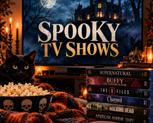 25 Spooky TV Shows to Binge This Fall 📺🎃 cover photo collage