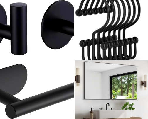 Bathroom remodel cover photo collage