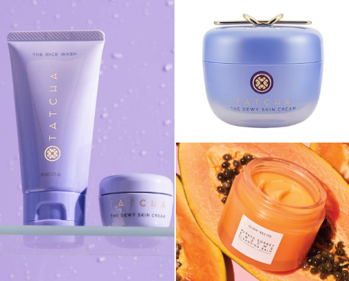 Glow Getter: Simple, Effective Skincare Products to add to your routine for glass skin!! cover photo collage