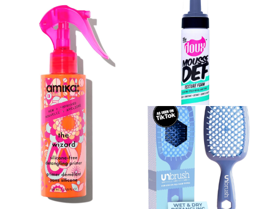 Favorite curly hair products! cover photo collage