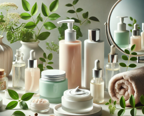 Skin care🦋 cover photo collage