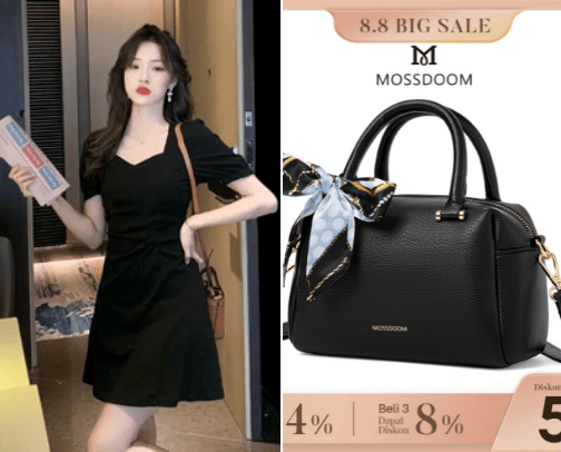 Fashion style cover photo collage