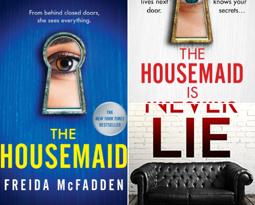 My favorite thriller books cover photo collage