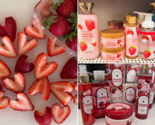 smell good ALL DAY🍓berry edition cover photo collage