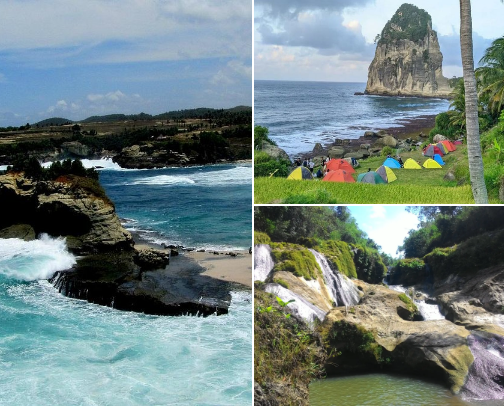 Tempat pariwisata cover photo collage
