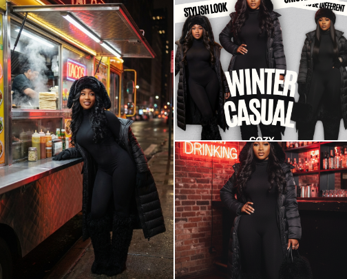 Winter Casual: Cozy Street Style Must-Have cover photo collage