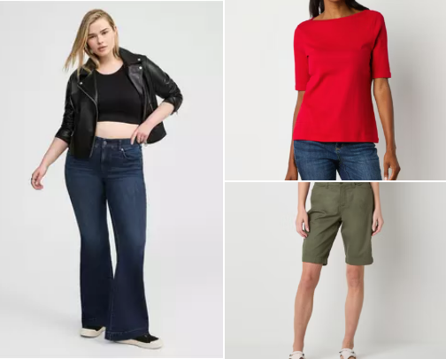 Age appropriate clothing cover photo collage