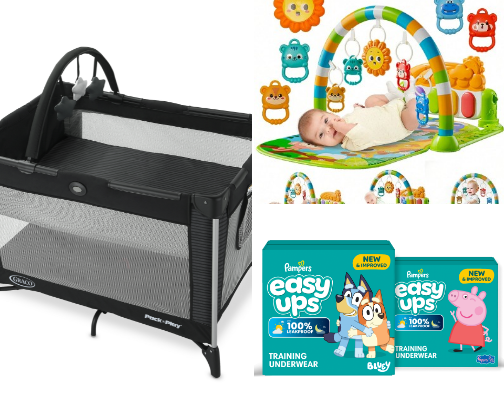 What Grandma needs when she babysits the grandkids. cover photo collage