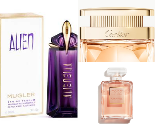 Some of my favorite delicious smelling perfumes cover photo collage