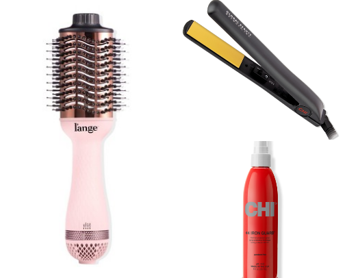 Straight Natural Must Haves To Prevent Heat Damage cover photo collage