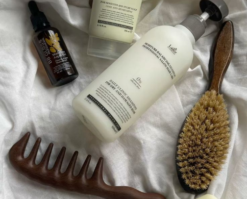 Low porosity hair care cover photo collage