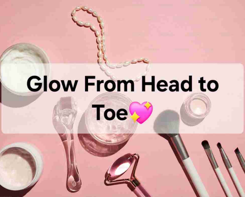 ✨ Ultimate 2026 Glow Up Guide (Hair • Skin • Body • Makeup • Lifestyle) cover photo collage