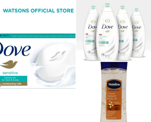 body care recos!! cover photo collage