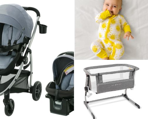 Baby essentials cover photo collage