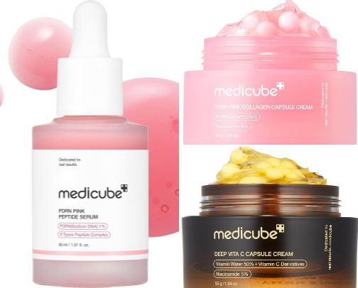 skincare cover photo collage