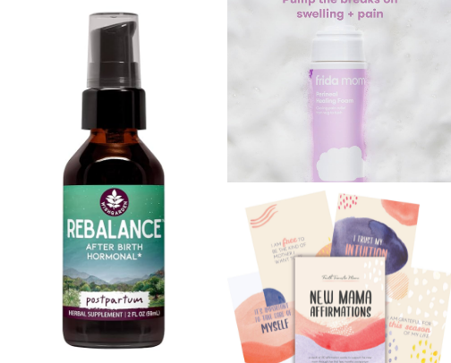 Things that Made the Fourth Trimester Bearable cover photo collage