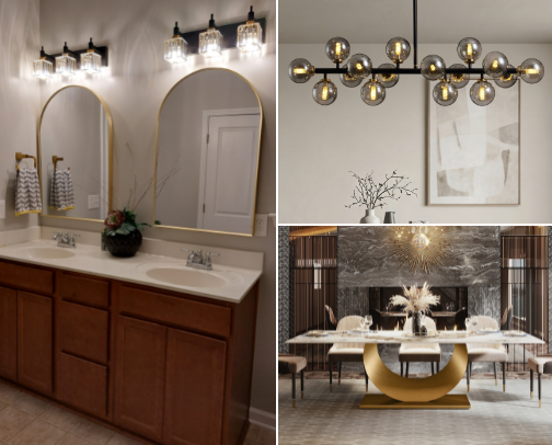 Lowe's Elegant Interiors Collection cover photo collage
