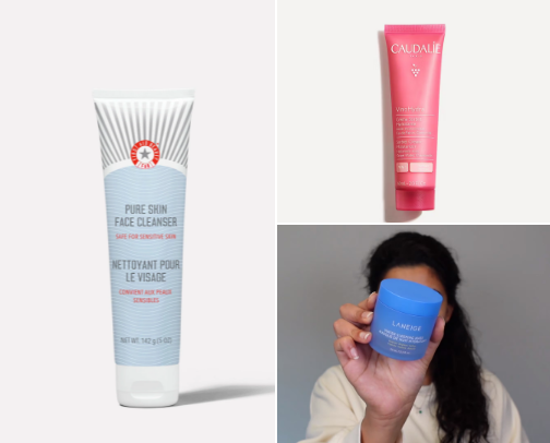 Busy Mom Skincare Routine cover photo collage