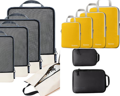 Packing Cubes That Save Suitcase Space: How To Pack Twice As Much cover photo collage