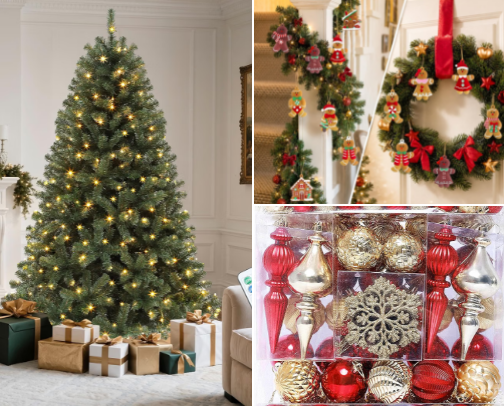 Christmas Decorations | Amazon cover photo collage