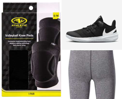 Teen girl volleyball must haves cover photo collage