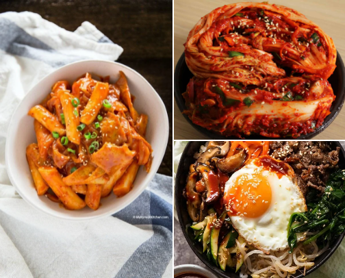 a guide to korean food - my faves! cover photo collage