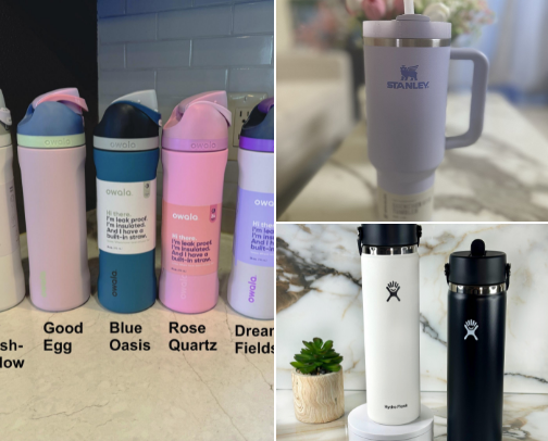 My Favorite Water Bottles cover photo collage
