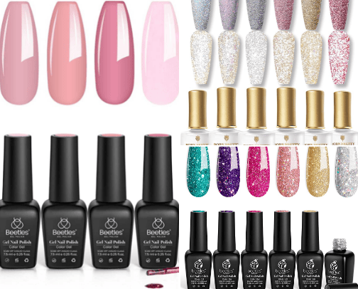gel polish cover photo collage