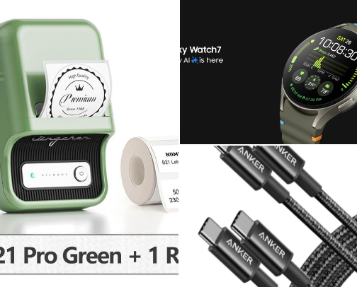 Techy gadgets, both for camping and home. cover photo collage