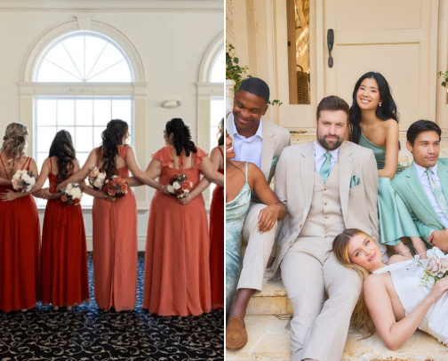 Bridesmaid Attire cover photo collage