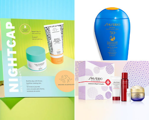 Skincare essentials cover photo collage