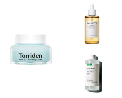 My favourite skincare products for combination skin cover photo collage