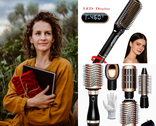 Curling Irons & Hair Styling Tools cover photo collage