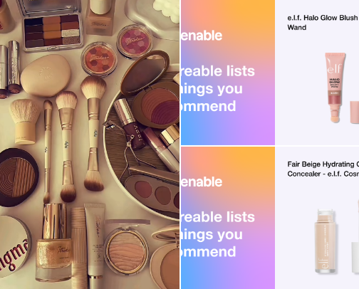 My go-to beauty products that I personally use and love.Affordable,long-lasting,and perfect for everyday make-up cover photo collage
